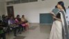 The group of transgender people selected for jobs at Kochi Metro undergo a training session organized by Kudumbashree, an organization focused on poverty eradication and women’s empowerment in Kerala.
