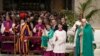 Pope Francis presides over a mass on the "Word of the Lord Sunday" in St. Peter's Basilica at the Vatican, Jan. 26, 2025.