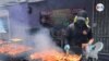 Miguel Ángel Flores, perdió su empleo y ahora tiene un negocio informal de venta de pollos en Manangua, Nicaragua.
