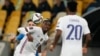 Paul Pogba a lokacin karawar Faransa da Ukraine a wasan neman garbin shiga gasra cin kofin duniya