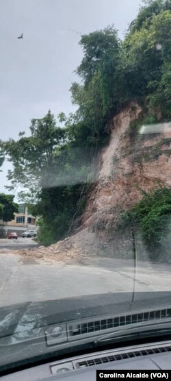 Las lluvias han provocado algunos deslizamientos de tierra, especialmente en zonas montañosas de Venezuela.