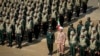 Korps Pengawal Revolusi Islam pada 17 Oktober 2022 menghadiri manuver di barat laut Iran. (Foto:(Pasukan Darat Garda Revolusi Islam Iran via AP)