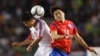 지난 2014년 10월 인천 아시안게임에서 남북한 축구 경기가 열렸다.