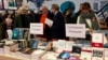 The Paris book fair opens up to other nations but is a key vehicle to champion French literature. (L. Bryant / VOA)