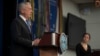 U.S. Secretary of Defense Jim Mattis announces the Trump aministration's National Defense Strategy at Johns Hopkins University School of Advanced International Studies in Washington, Jan. 19, 2018.