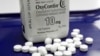 FILE - This Feb. 19, 2013, file photo, shows OxyContin pills arranged for a photo at a pharmacy in Montpelier, Vermont.