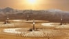 An artist's conception shows a hydrogen production plant that uses sunlight to produce clean hydrogen fuel. The U.S. government announced on Dec. 22, 2023, an incentive program for clean methods of producing hydrogen. (Image courtesy University of Colorado Boulder)