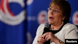 "[Espero] se apliquen todas las medidas y los planes de contingencia que permitan resolver esta emergencia", dijo Bachelet.