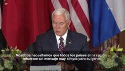 Pence advierte sobre los peligros de cruzar la frontera