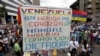 La imagen muestra una protesta contra la corrupción en la Ciudad de Guatemala, Guatemala, 23 de julio de 2021. 