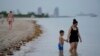 Las playas de la Florida esta semana no han sido tan refrescantes