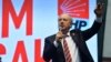 Muharrem Ince, a lawmaker with Turkey's main opposition Republican People's Party, CHP, delivers a speech at his party congress where he was announced as a presidential candidate, in Ankara, Turkey, May 4, 2018. 