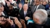 Democratic presidential candidate and former New York City Mayor Mike Bloomberg greets supporters after speaking at a campaign event in Raleigh, N.C., Feb. 13, 2020.