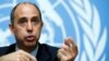Special Rapporteur on the situation of human rights in North Korea Tomas Ojea Quintana attends a news conference at the United Nations in Geneva, Switzerland, June 7, 2018.