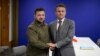 Tổng thống Ukraine Volodymyr Zelenskyy và Tổng thống Pháp Emmanuel Macron, ngày 5/10/2023.
