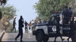 Angola Namibe policia e oto taxistas em confronto