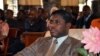 FILE - Teodorin Obiang Nguema, now vice president of Equatorial Guinea, sits during a Mass at Malabo's Cathedral to celebrate his 41st birthday, June 25, 2013. Watchdog Sherpa helped score a major win against Obiang in late October, when a French court handed him a suspended prison sentence. He was found guilty of using public funds to pay for a lavish lifestyle in France.