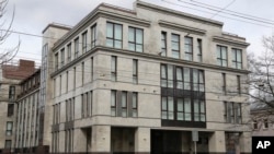Будівля, відома як центр "фабрики тролів" в Санкт-Петербурзі
