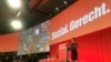 FILE - Then-Top candidate of Germany's left-wing party Die Linke Sahra Wagenknecht delivers a speech during a party congress in Hanover, Germany, June 11, 2017. 
