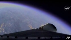 Vista de la Tierra desde Orion.