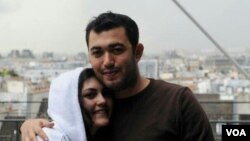 Rəşadət Axundov və həyat yoldaşı Türkan Hüseynova