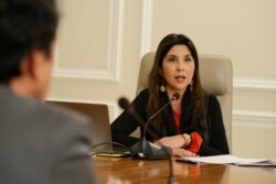 Ministra de Educación de Colombia, María Victoria Angulo. Foto: Ministerio de Educación.