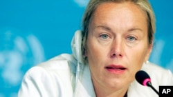 La diplomática holandesa Sigrid Kaag, encabeza la misión para eliminar el programa de armas químicas de Siria.
