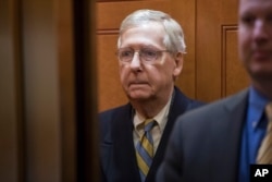 Líder de la mayoría republicana en el Senado, Mitch McConnell.