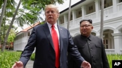 Reunión entre los líderes Donald Trump y Kim Jong-Un.