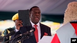 APTOPIX Zimbabwe New President