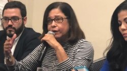 Violeta Granera, de la Unidad Nacional Azul y Blanco de Nicaragua.
