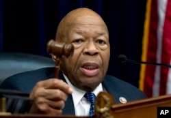 El presidente del Comité de Supervisión y Reforma del Gobierno de la Cámara de Representantes de EE.UU., legislador demócrata por Maryland, Elijah Cummings.
