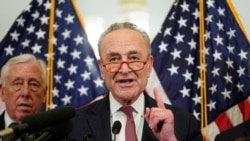 Líder de minoría demócrata en el Senado de EE.UU., Chuck Schumer.