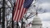 Flags are in place near the Capitol ahead of the inauguration of President-elect Joe Biden and Vice President-elect Kamala Harris, in Washington, Jan. 17, 2021. 