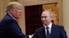 President Trump and Russian President Vladimir Putin at a joint news conference in Helsinki, Finland, July 16, 2018. 