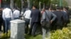 Around 100 Iranian civil servants from an agricultural fund providing insurance to farmers stage a protest outside Iran's parliament in Tehran on May 8, 2018, to complain about nonpayment of salaries. (ILNA)