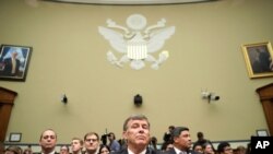 cting Director of National Intelligence Joseph Maguire takes his seat before testifying before the House Intelligence Committee on Capitol Hill in Washington, Sept. 26, 2019.