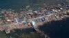 An aerial view of a fishing village in Guiwan town, devastated by super Typhoon Haiyan, in Samar province in central Philippines Nov. 11, 2013. 
