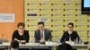 Arhiva -- Konferencija za štampu predstavnika CRTA-e, Tamare Skroze i Raše Nedeljkova, koja je održana 23. januara 2018. i nakon koje je protiv Skroze i CRTA-e pokrenut medijski linč na provladinim televizijama. (Foto: Medijacentar Beograd)