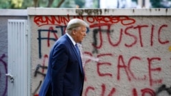 VOA Asia - President Trump takes a hard line against violence