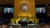 U.S. President Donald Trump addresses the 74th session of the United Nations General Assembly at U.N. headquarters in New York City, Sept. 24, 2019.