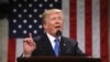President Donald Trump delivers his first State of the Union address in the House chamber of the U.S. Capitol to a joint session of Congress, Jan. 30, 2018.