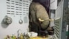An elephant searches for food in the kitchen of Radchadawan Peungprasopporn's home in Pa La-U, Hua Hin, Thailand. (Courtesy of Radchadawan Peungprasopporn/Facebook)