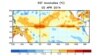 Warm spots are beginning to appear on the surface of the tropical Pacific Ocean near South America. More warm water below the surface suggests El Niño is probably on the way. 