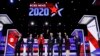 Democratic presidential candidates participate in a Democratic presidential primary debate, Tuesday, Feb. 25, 2020, in Charleston, S.C.