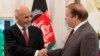 FILE - Pakistan's Prime Minister Nawaz Sharif, right, receives Afghan President Ashraf Ghani at the prime minister house in Islamabad, Pakistan, Saturday, Nov. 15, 2014.