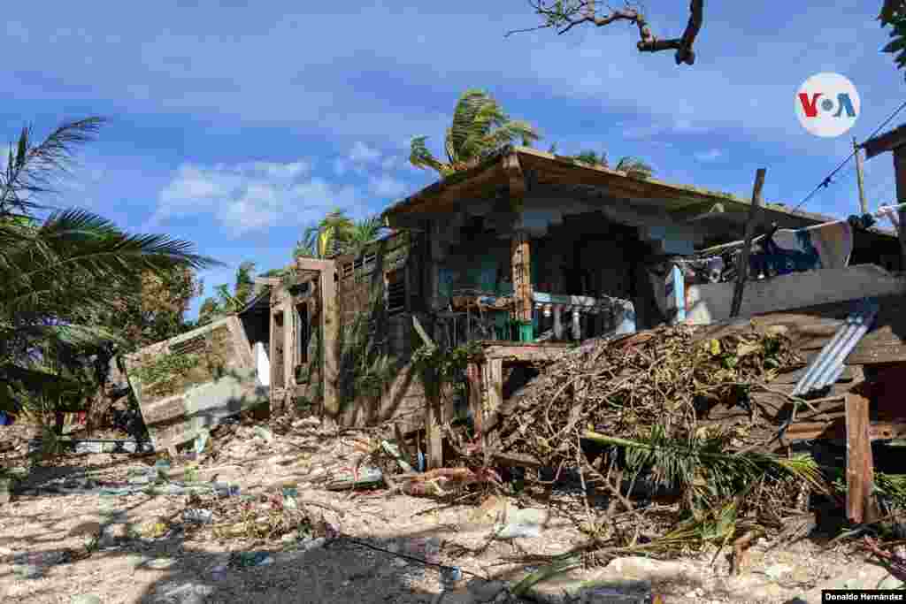 Durante un recorrido realizado por la Voz de Am&#233;rica, los pobladores se quejaron de que por a&#241;os han sido abandonados, y que no se ha realizado ning&#250;n plan de emergencia para fen&#243;menos como Eta. Foto: Donaldo Hern&#225;ndez/VOA.