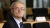 August Hanning, a former head of Germany’s foreign intelligence service, the Bundesnachrichtendienst or BND, is seen at a meeting in Berlin, Dec. 4, 2008. Hanning told Germany's Bild newspaper that he is concerned about intelligence-sharing with Austria, given apparent close ties of Austrian ministers with the Kremlin.