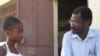 Mirebalais' School Director and new student from Port Au Prince