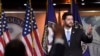 House Speaker Paul Ryan of calls on a reporter during an end-of-the-year news conference on Capitol Hill in Washington, Dec. 17, 2015.